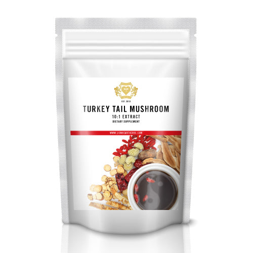 Turkey Tail Mushroom Extract 100g (Lion Heart Herbs)