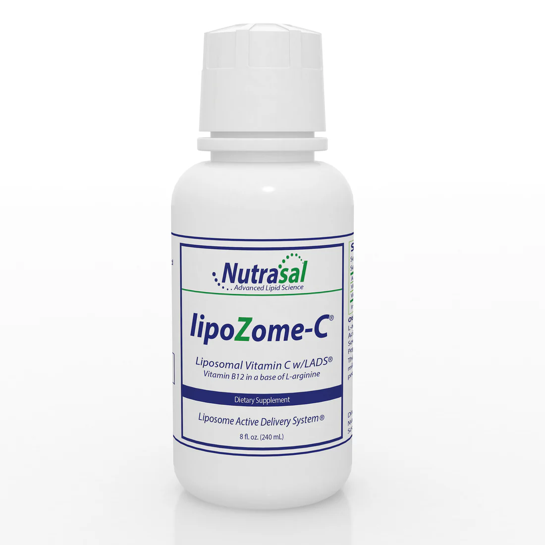 Nutrasal LipoZome C (vitamin C), B12 (Methylcobalamin) in a base of L-argnine