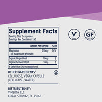 Thumbnail for Vimergy Herbs - Magnesium Glycinate 300caps