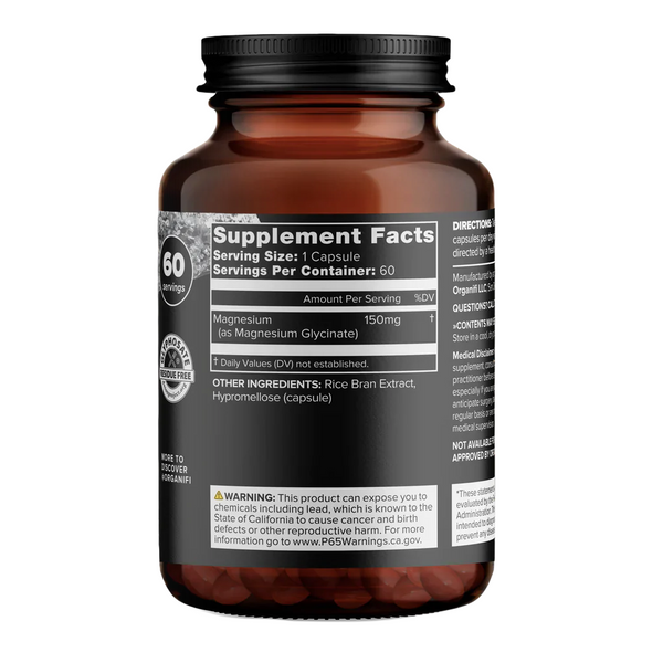 Organifi - Magnesium Glycinate 150 mg (60 caps)