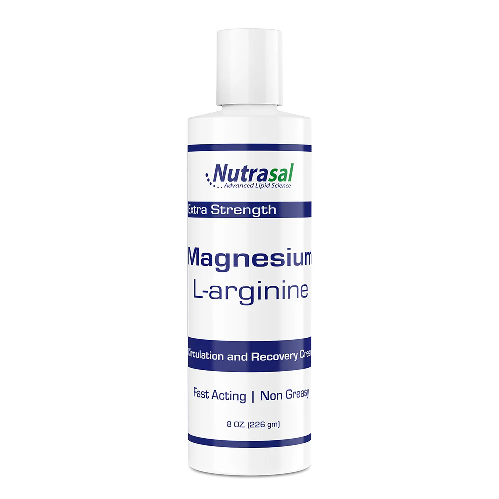 Nutrasal Magnesium + L-Arginine Cream 8oz (226g)