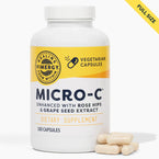 Vimergy Herbs - Micro-C (Vitamin C enchanced with Rose-hips and Grape Seed Extract) 180caps