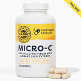 Thumbnail for Vimergy Herbs - Micro-C (Vitamin C enchanced with Rose-hips and Grape Seed Extract) 180caps