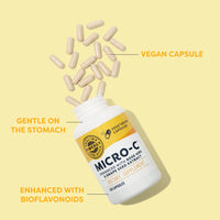 Thumbnail for Vimergy Herbs - Micro-C (Vitamin C enchanced with Rose-hips and Grape Seed Extract) 180caps