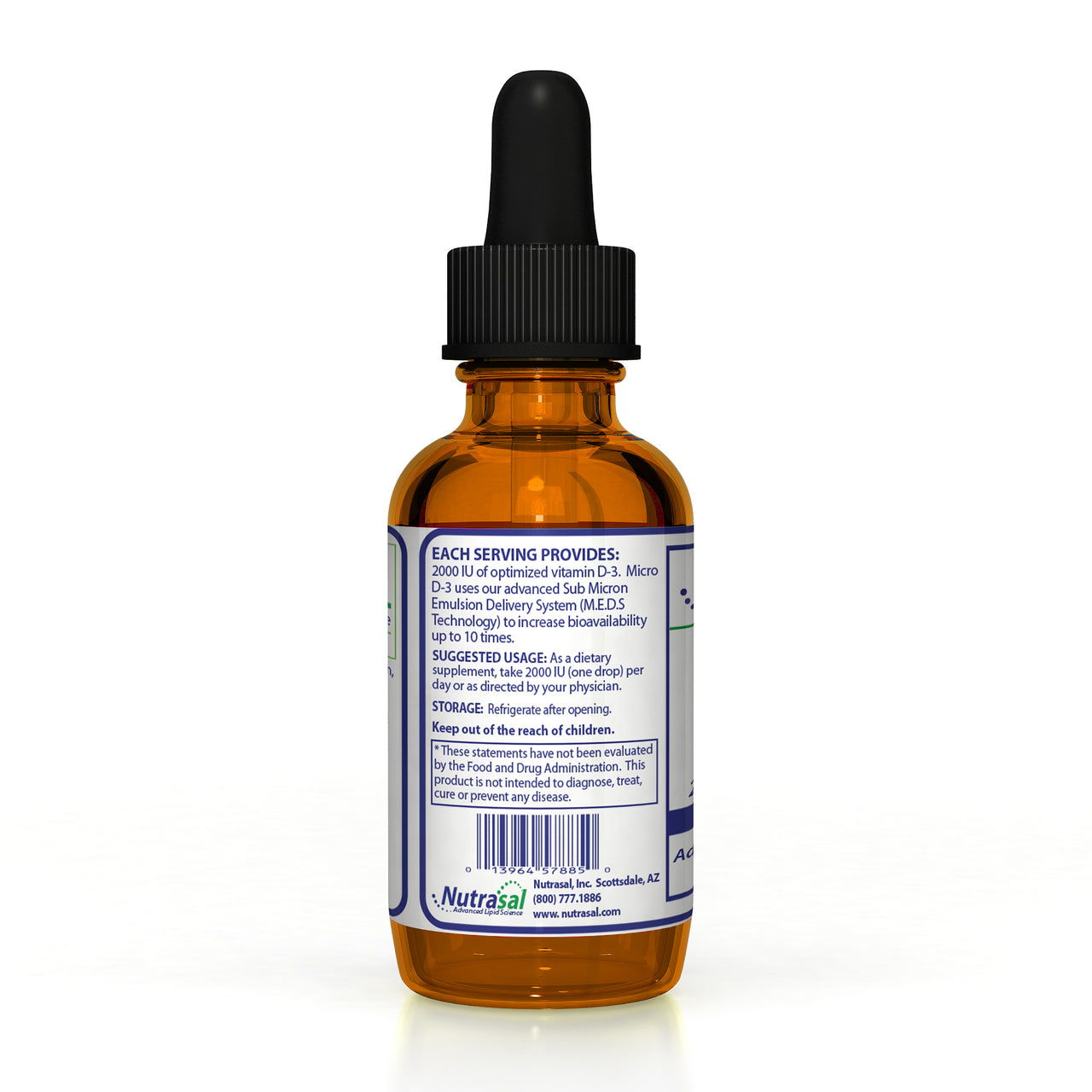 Nutrasal Micro D-3 (30ml) 1floz