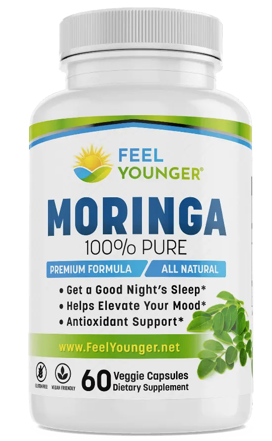 Feel Younger - Moringa 800mg 60caps