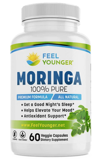 Thumbnail for Feel Younger - Moringa 800mg 60caps