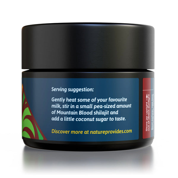 Nature Provides - Mountain Blood (30g) | 100% certified real shilajit resin (formerly called Pitchblack)