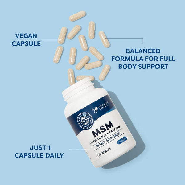 Vimergy Herbs - MSM 120caps (Silica + Calcium)