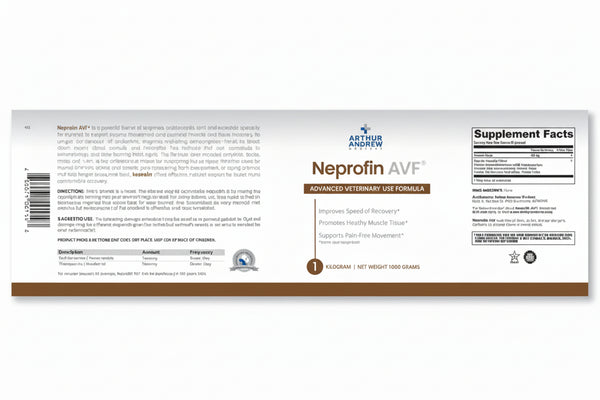Arthur Andrew Medical - Neprofin AVF Capsules | Enzyme Supplement for Horses & Large Animals - Joint, Digestive & Condition Support (1Kg)