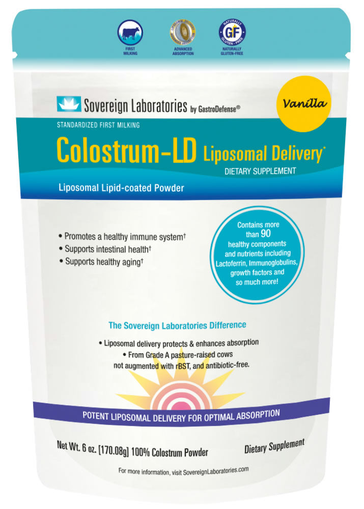 Sovereign Labs - Colostrum LD® Vanilla Powder - 6 oz. (170 grams)