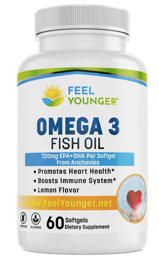 Feel Younger - Omega 3 Fish Oil EPA+DHA 720mg 60caps