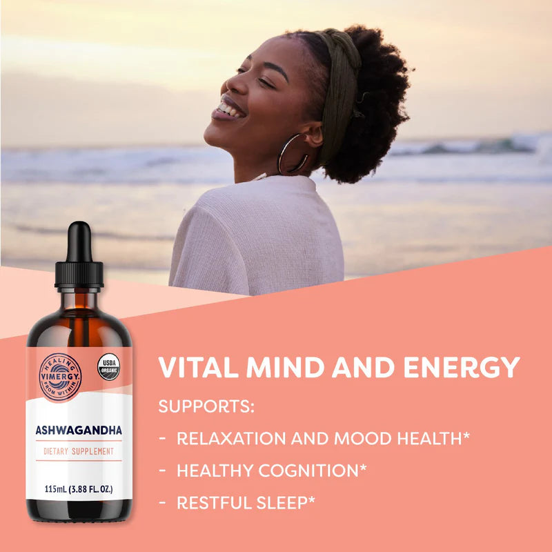 Vimergy Herbs - Ashwagandha 55ml (Trial Size)