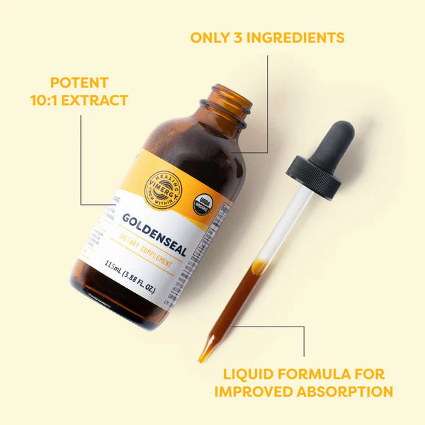 Vimergy Herbs Goldenseal 10:1 (115ml)