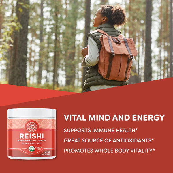 Vimergy Herbs - USDA Organic Reishi Extract 50g