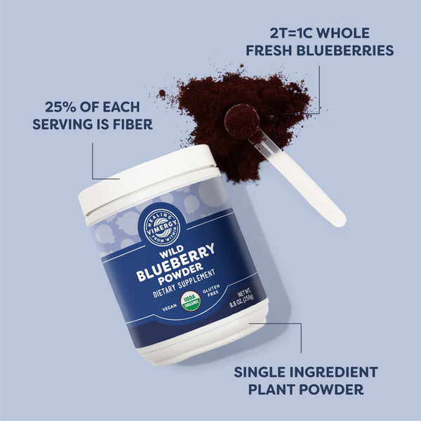 Vimergy Herbs - Wild Blueberry Powder 250g (Brain Body Protect)