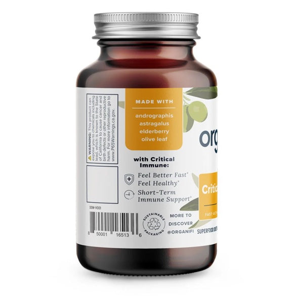 Organifi Critical Immune 30 Caps 600mg