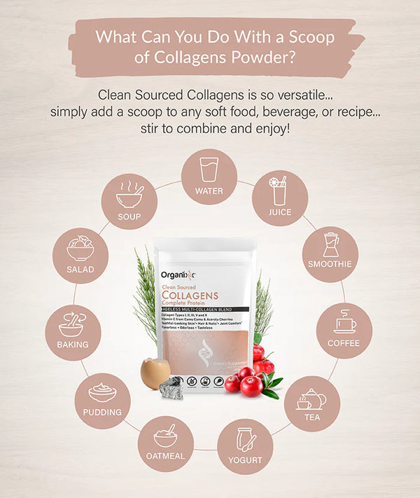 Organixx - Clean Sourced Collagens 180g (20 Servings)