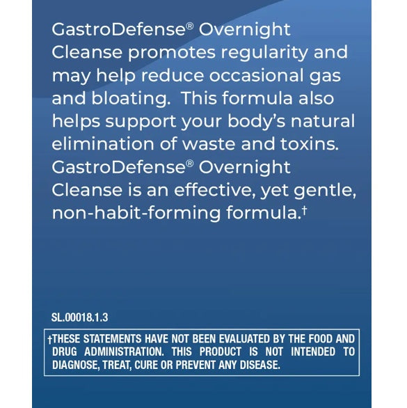 Sovereign Laboratories - GastroDefense™ Overnight Cleanse - Natural Herbal Digestive Formula (60caps)