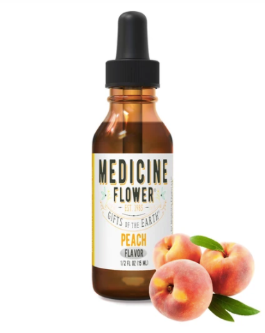 Medicine Flower Silver Line - Peach Flavor 1/2oz