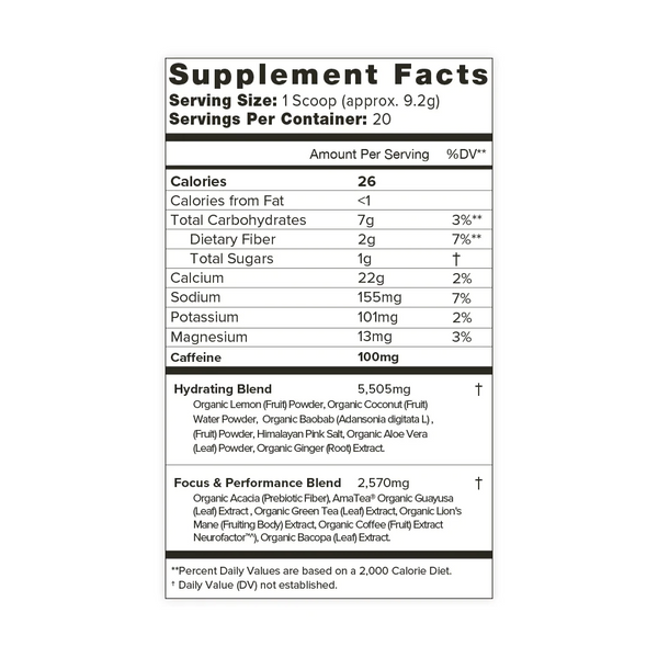 Organifi - Peak Power 184g Pouch