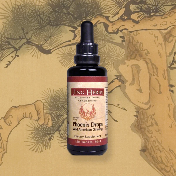 Jing Herbs - Phoenix Drops 60ml/2floz (American Ginseng) (Limited Edition)