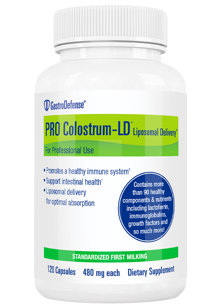 Sovereign Labs - PRO Colostrum LD® Capsules: Liposomal Delivery - 120caps (480mg each) (Copy)