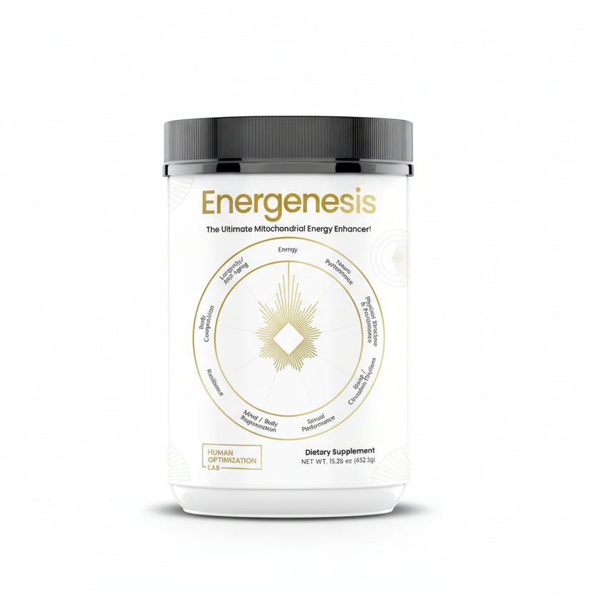 The Energy Blueprint - Human Optimization - Energenesis | Energy Support Formula (432.5g/15.26oz)