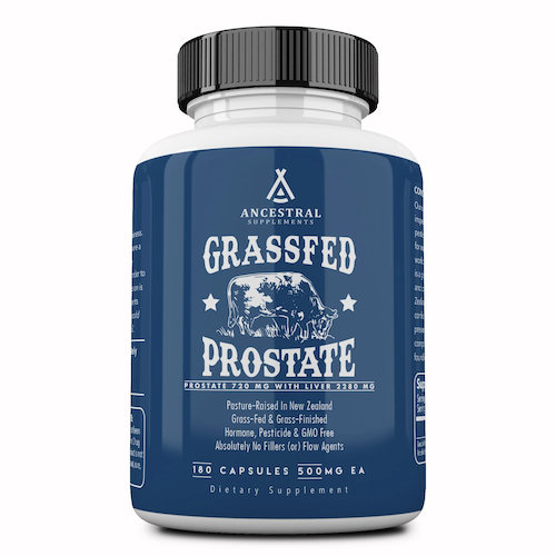 Ancestral Supplements - Grass Fed Prostate With Liver 180caps 500mg