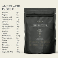 Thumbnail for APE Nutrition - Grass-Fed Beef Protein Powder | Unflavoured (1kg/50 Servings)