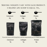 Thumbnail for APE Nutrition - Grass-Fed Beef Protein, Raw Cacao & Maple Sea Salt (1.2kg)