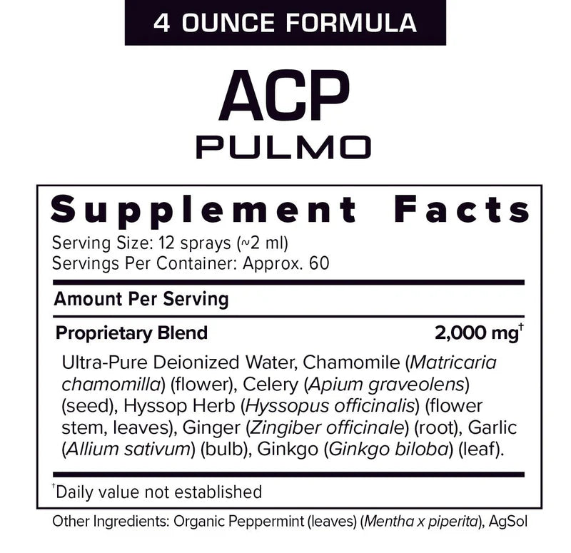 Results RNA - ACP Pulmo Extra Strength 4floz (120ml)