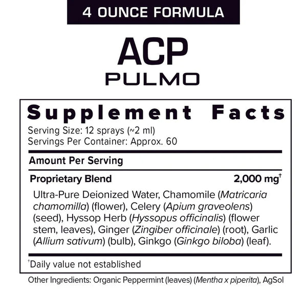 Results RNA - ACP Pulmo Extra Strength 4floz (120ml)