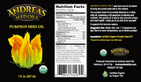Thumbnail for Andreas Seed Oils - Organic, Cold-Pressed, Pumpkin Seed Oil (207ml/7floz)