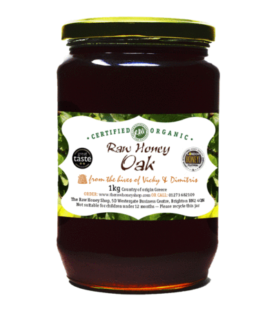 Dimitris - Greek Oak Honey - 1kg (17.5+ Active)(Raw, Organic, Crystallised)