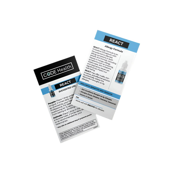 CODE Health -  REACT (3ml/60 servings)