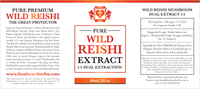 Thumbnail for (1:1 Dual Extraction Tincture) Wild Reishi Extract 60ml / 2floz (Lion Heart Herbs)