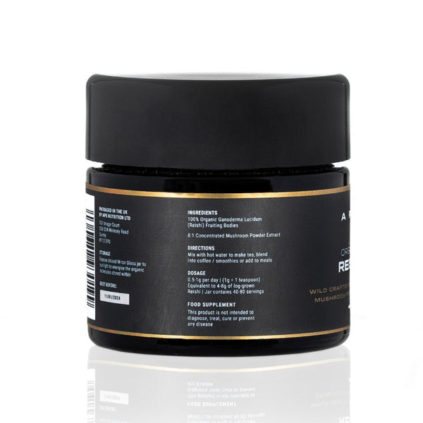 APE Nutrition - Organic Reishi Mushroom Powder | 8:1 Extract (40g)