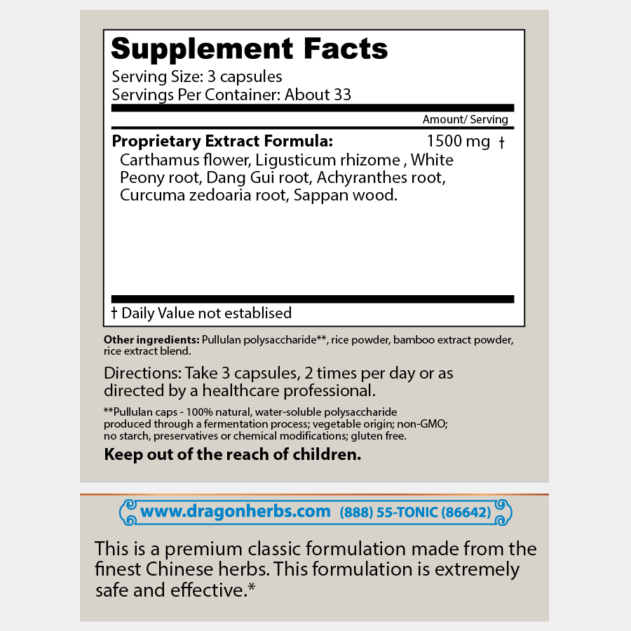Dragon Herbs - Remove Stagnation (100caps/500mg)