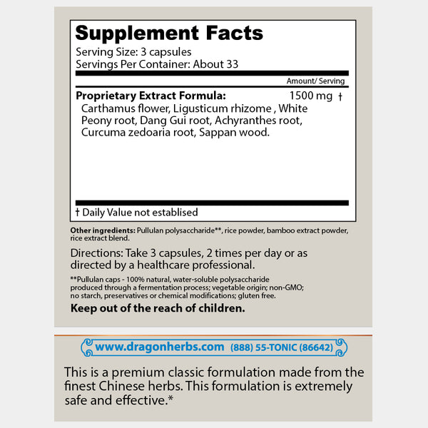Dragon Herbs - Remove Stagnation (100caps/500mg)