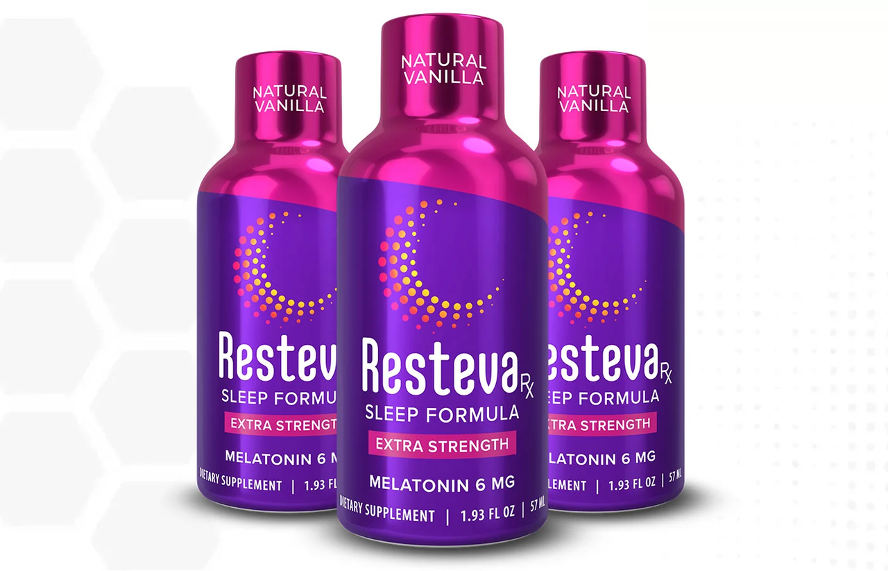 Results RNA - Resteva Rx Sleep Shots 1.9floz (57ml) (3-Pack)