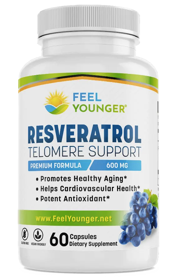 Feel Younger - Resveratrol 600mg 60caps