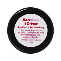 Thumbnail for Living Libations - RoseGlow Face Creme (5ml)