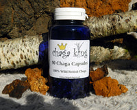 Thumbnail for Wild Chaga King Chaga Capsules - (90capsules) (100% British Wild Chaga)