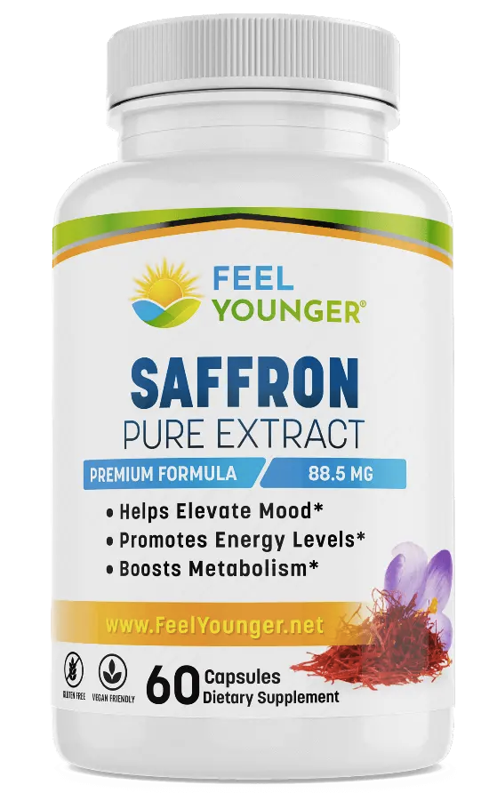 Feel Younger - Saffron Extract 88.5mg 60caps