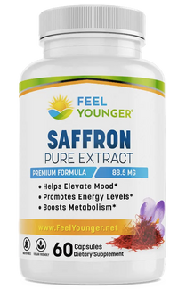 Thumbnail for Feel Younger - Saffron Extract 88.5mg 60caps