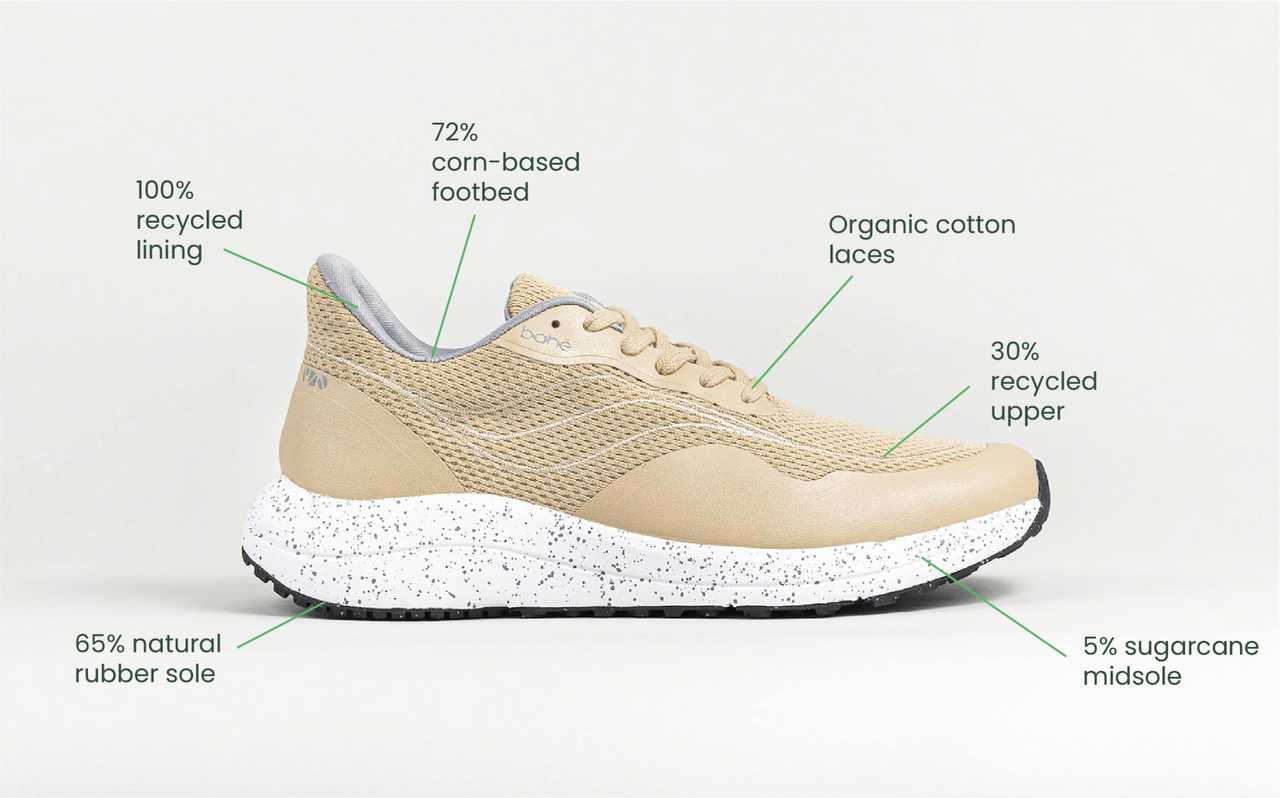 Bahé - Women's Recharge Grounded Running Shoes, Sandstone UK Size 4