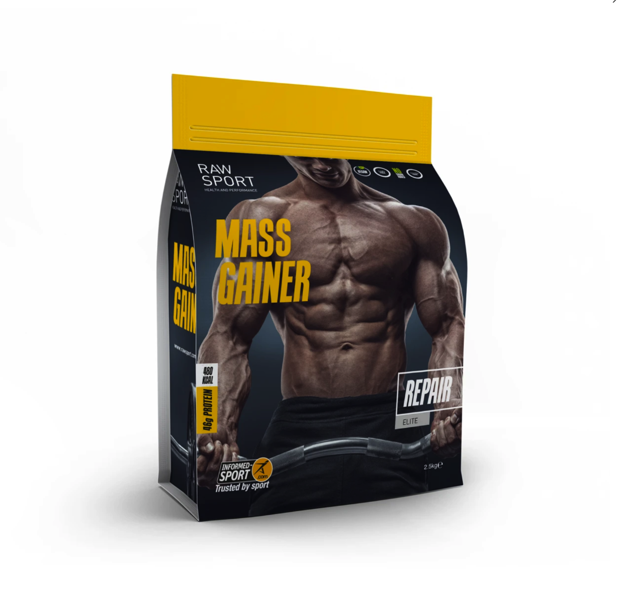 Raw Sport - Mass Gainer Cookie and cream2.5kg