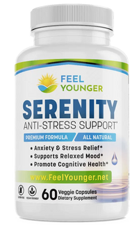 Thumbnail for Feel Younger - Serenity Anti-Stress Support 60caps