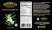 Thumbnail for Andreas Seed Oils - Organic Black Sesame Seed Oil 207ml (7floz)